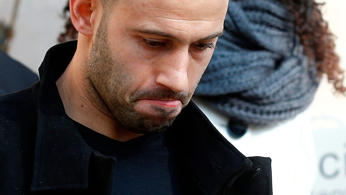 Javier Mascherano acepta un año de cárcel que pide cumplir con una multa