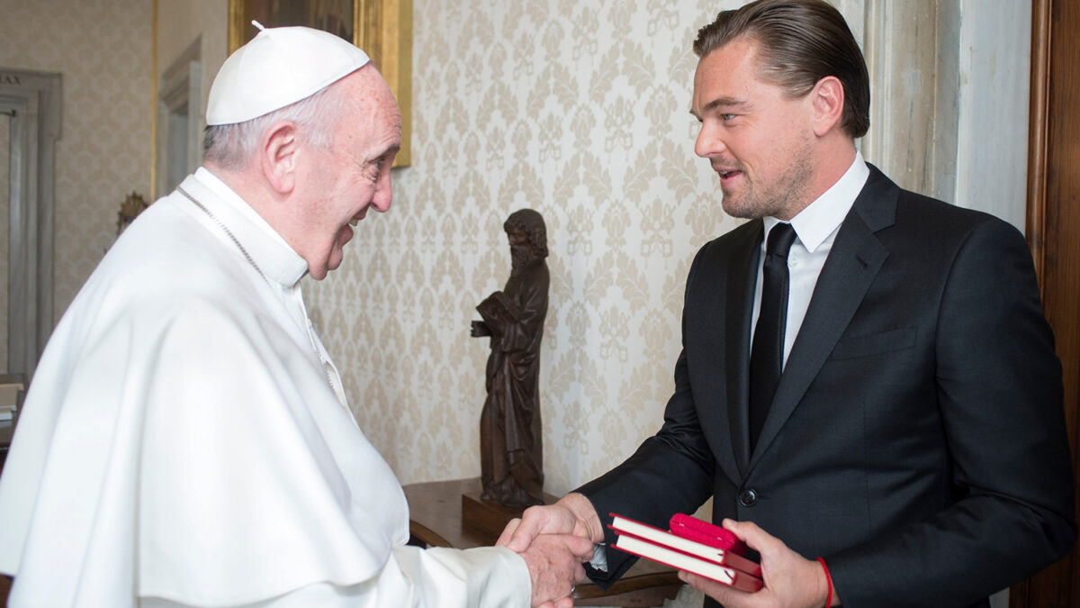 ¿De qué hablaron el Papa y Leonardo DiCaprio?