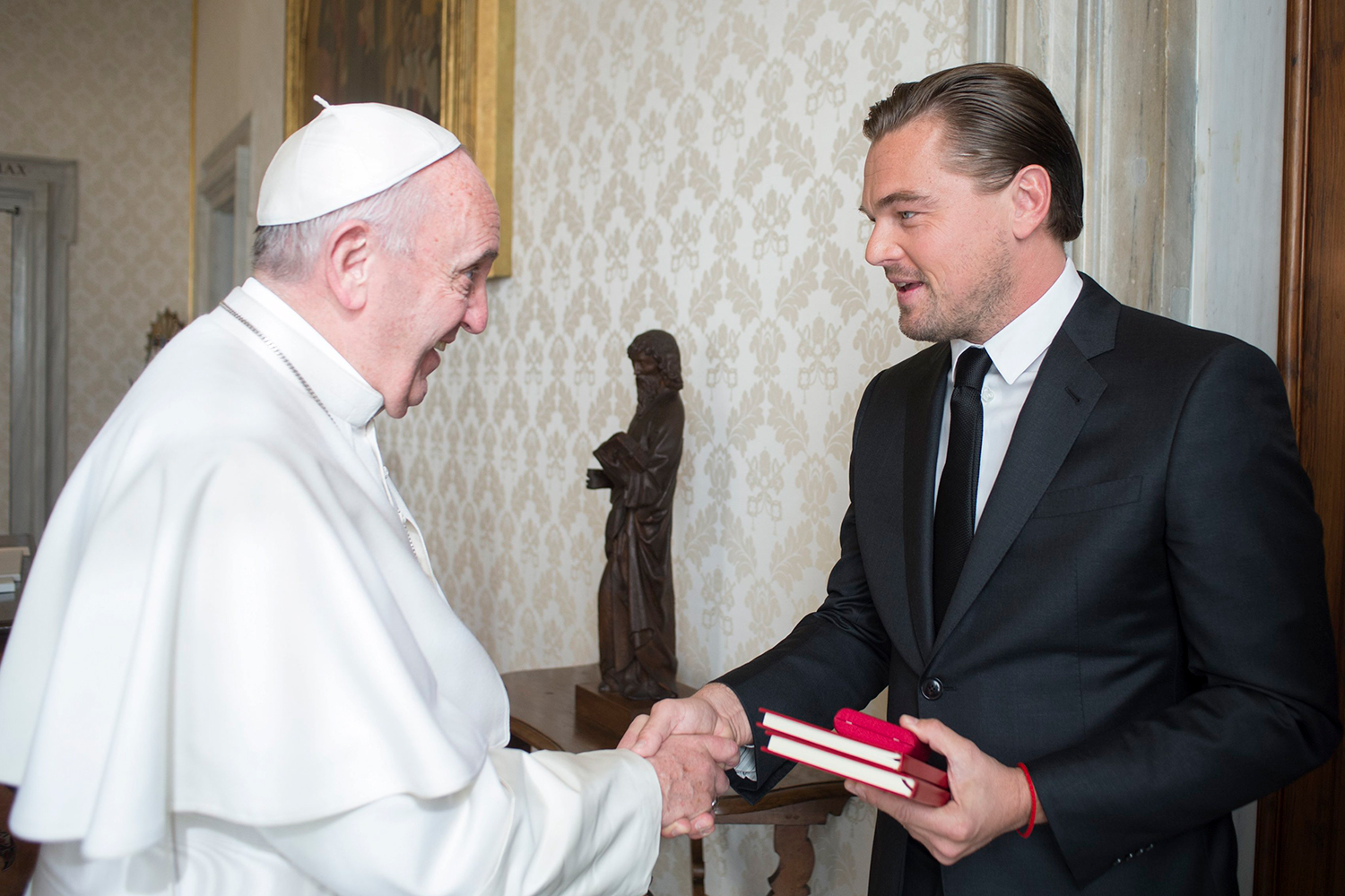 ¿De qué hablaron el Papa y Leonardo DiCaprio?