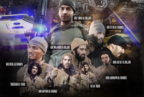 El Estado Islámico desvela el rostro de los asesinos de París