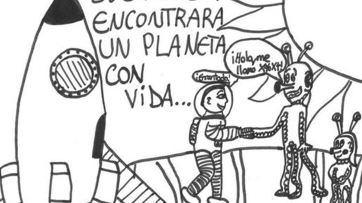 Los dibujos de los niños españoles que viajarán al espacio