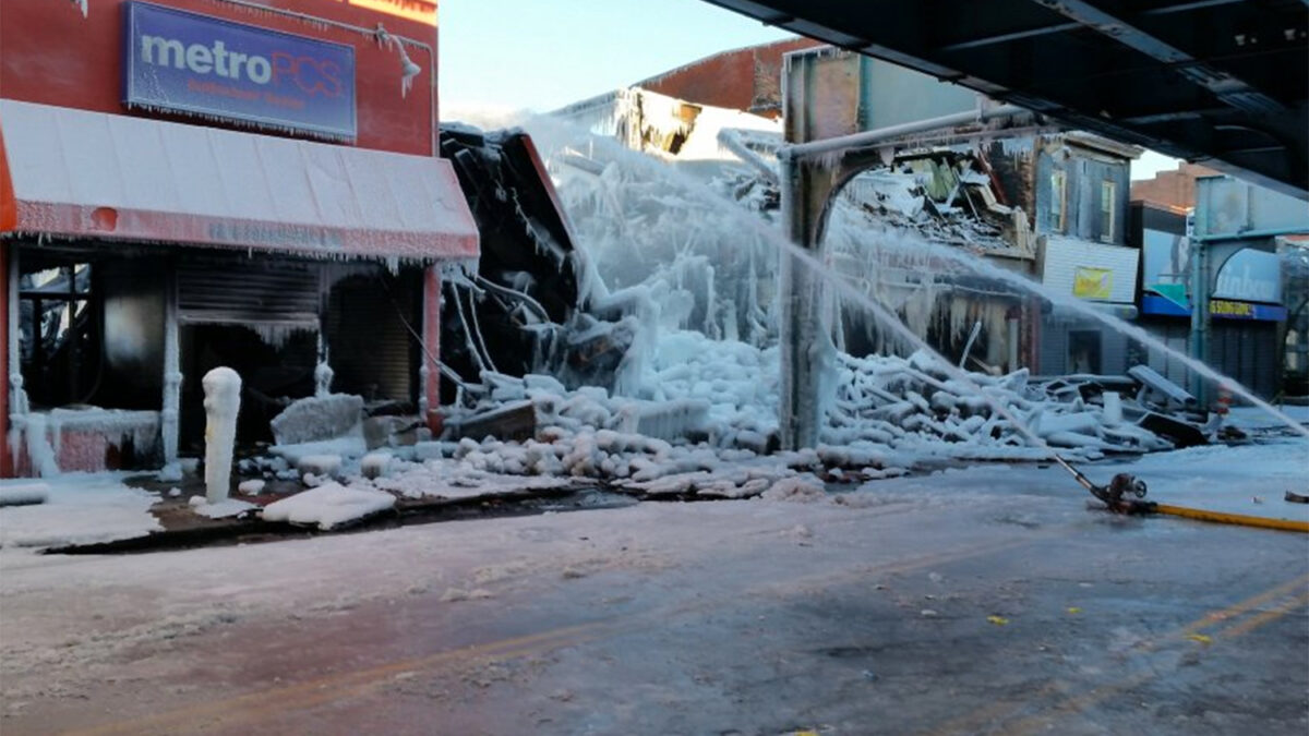 Así es como un incendio puede dejar una imagen preciosa