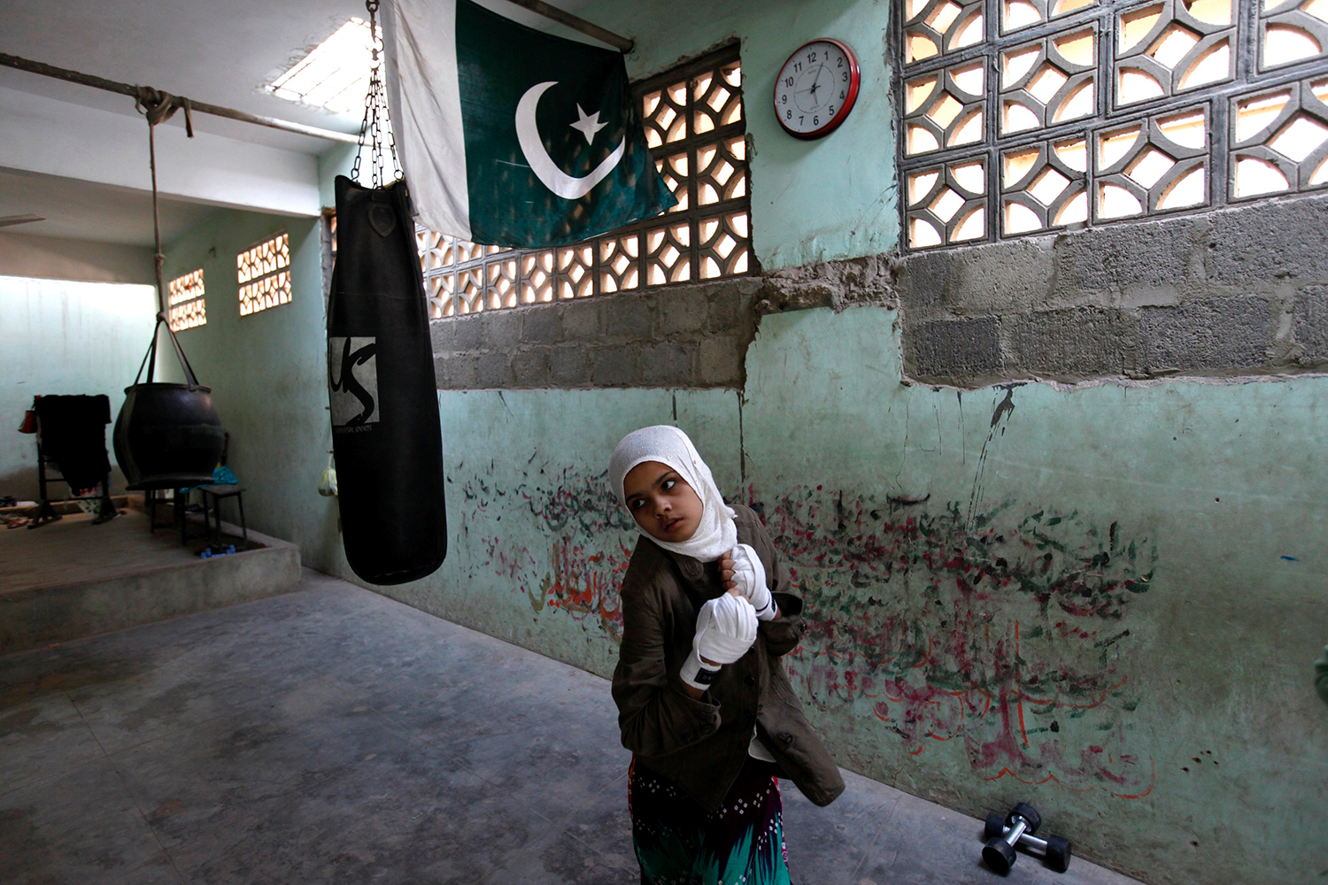 Las niñas que sueñan con ser boxeadoras sin molestar al islam