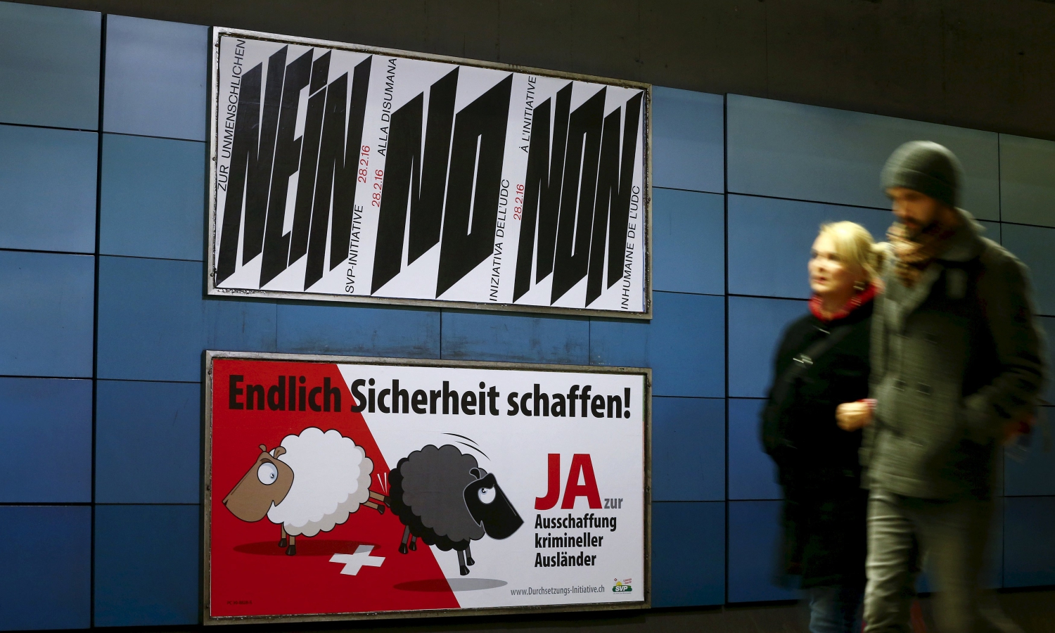 Los suizos dicen no a expulsar a los extranjeros que violen la ley