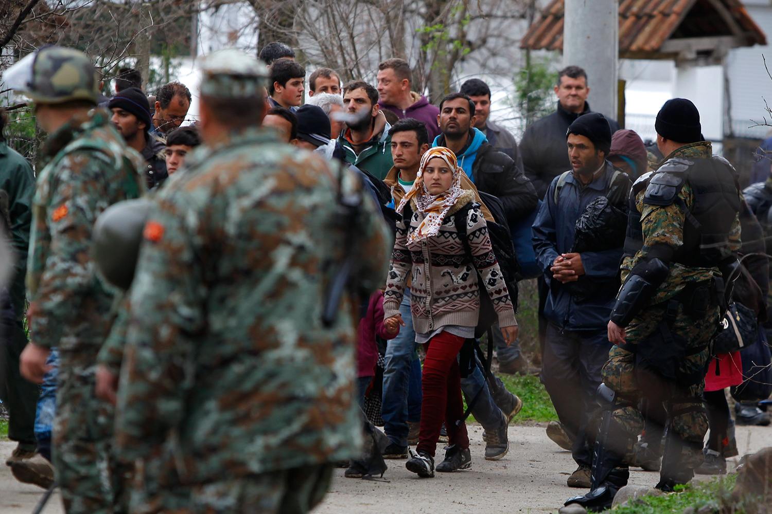 Macedonia corta la Marcha de la Esperanza: «La ruta de los Balcanes está cerrada»