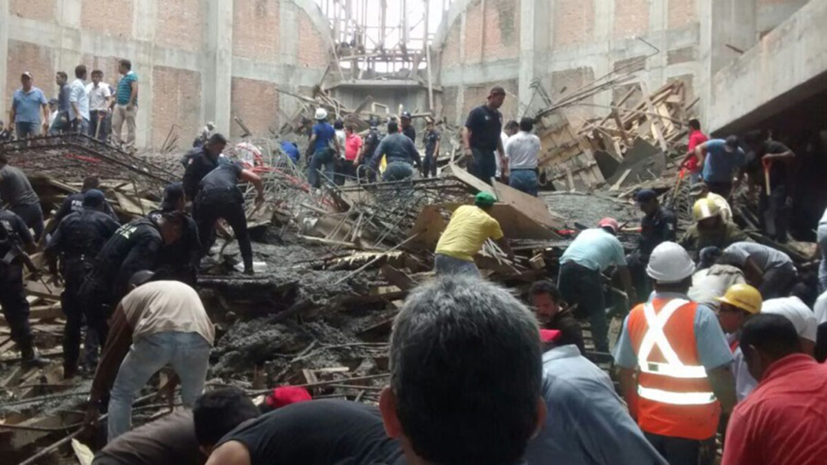 El derrumbe de unas obras en una catedral de Oaxaca deja tres muertos