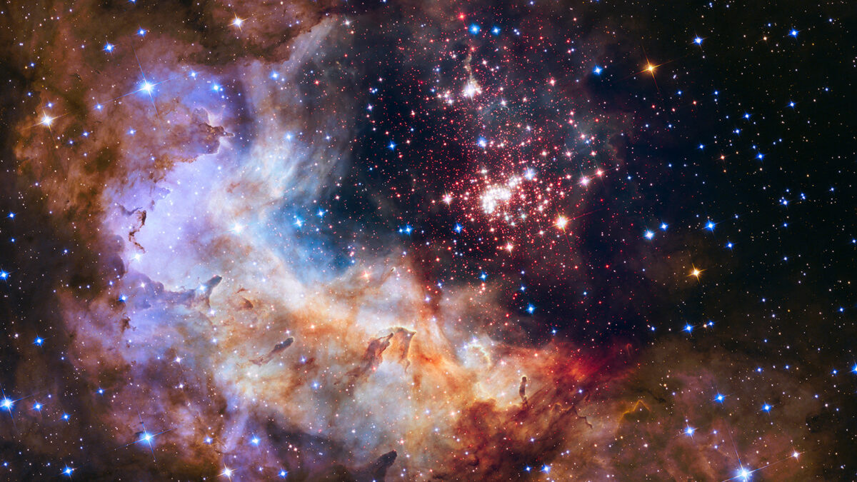 El Hubble descubre nueve estrellas cien veces más grandes que el Sol