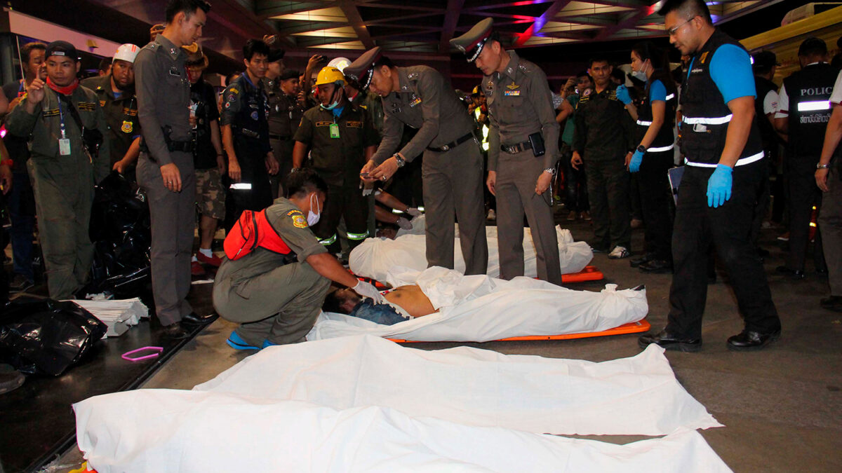 Mueren ocho personas en un accidente químico en un banco de Tailandia