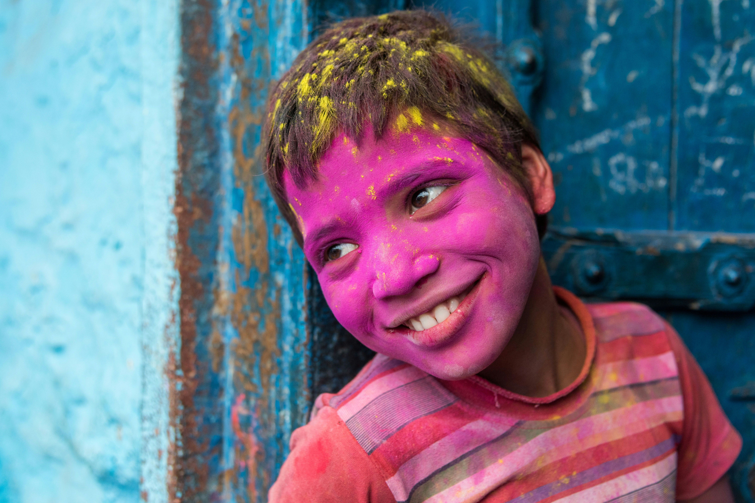 Festival Lathmar Holi: la primavera llega cuando India se tiñe de color