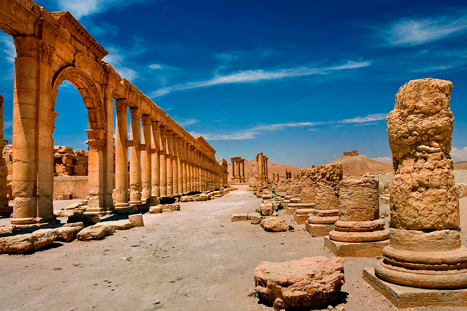 Así ha quedado Palmira tras diez meses en manos del Estado Islámico
