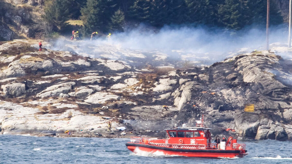 13 muertos al estrellarse un helicóptero de una compañía petrolera noruega