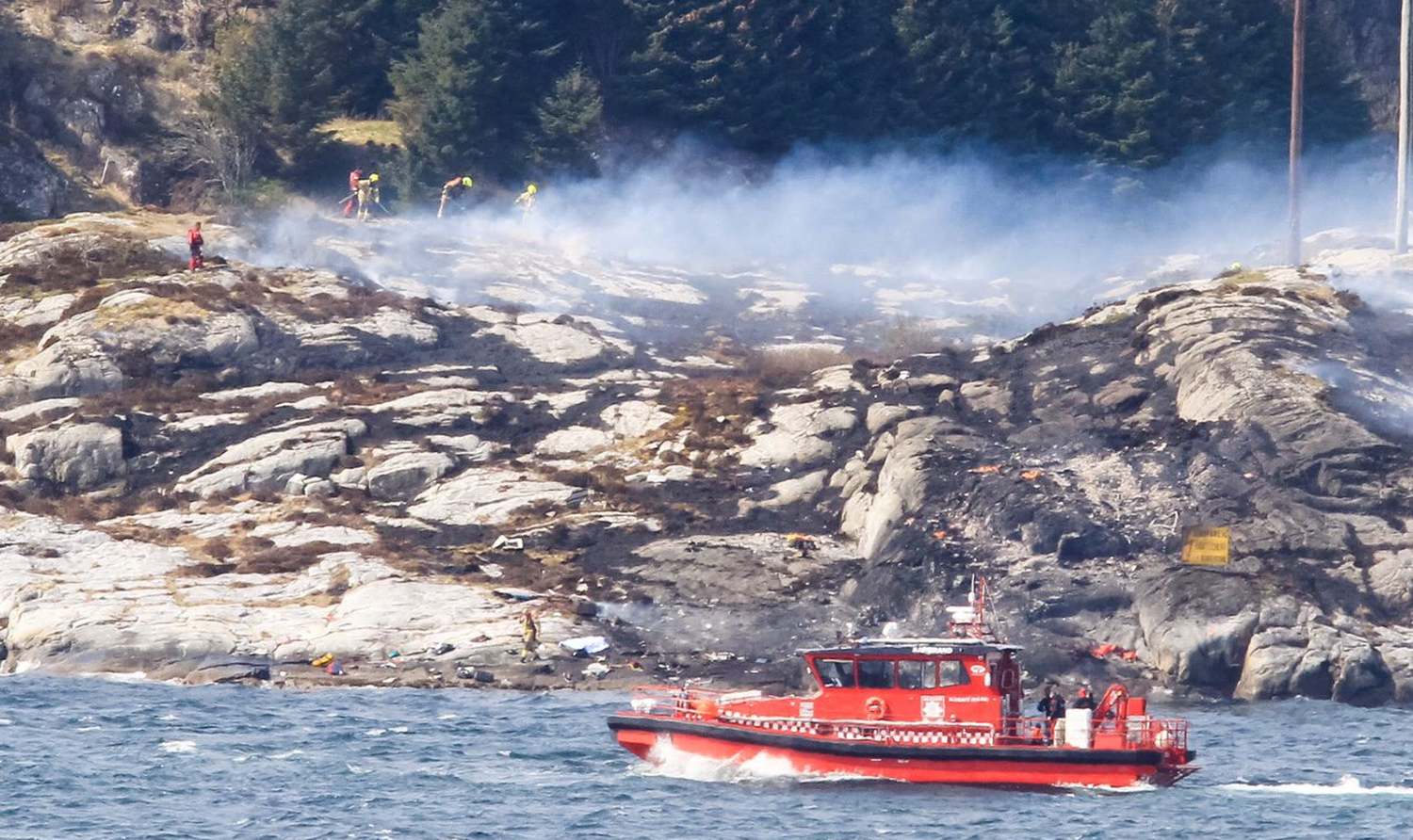 13 muertos al estrellarse un helicóptero de una compañía petrolera noruega