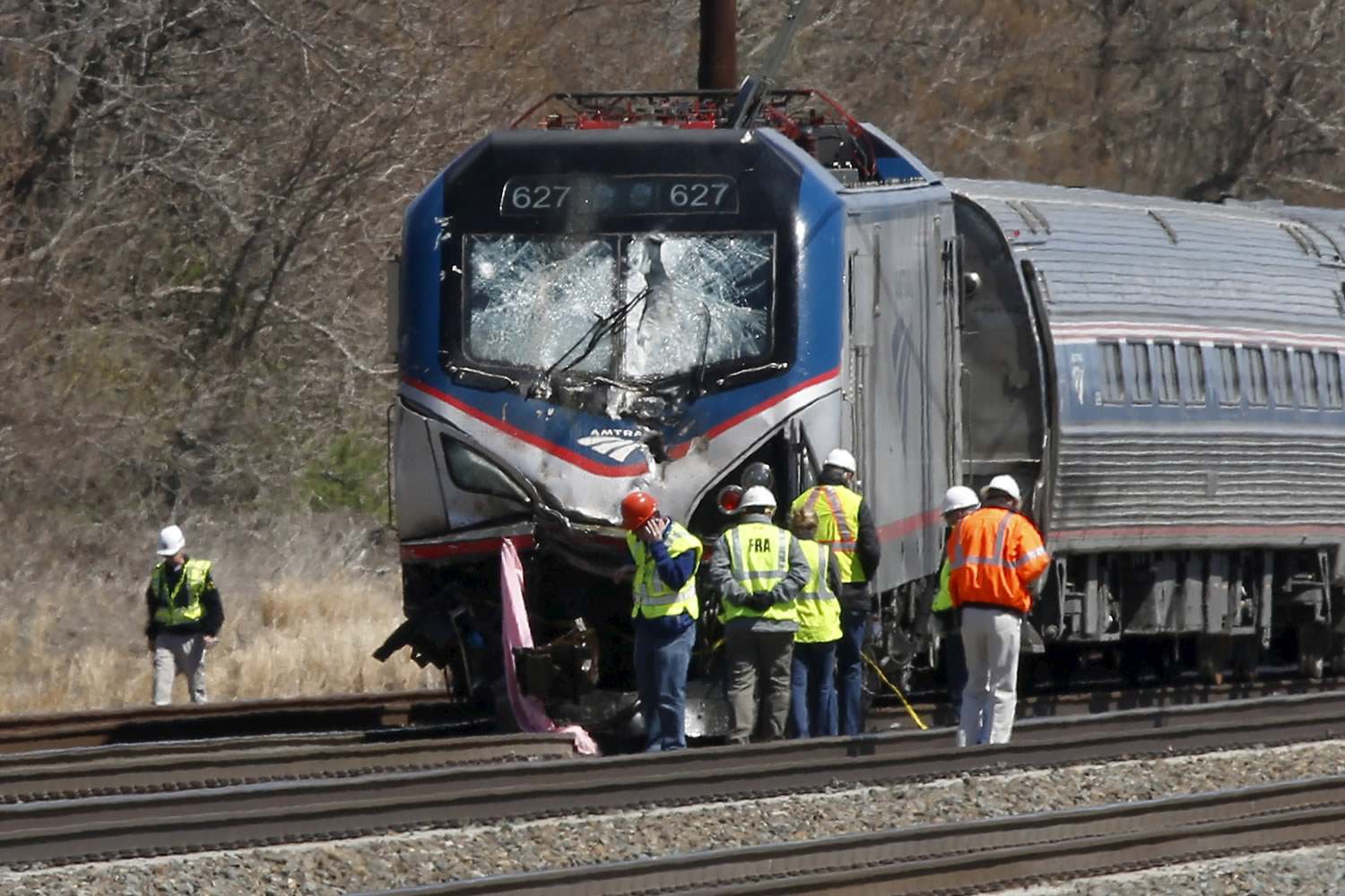 Otro tren Amtrak descarrila cerca de Filadelfia con 350 pasajeros a bordo
