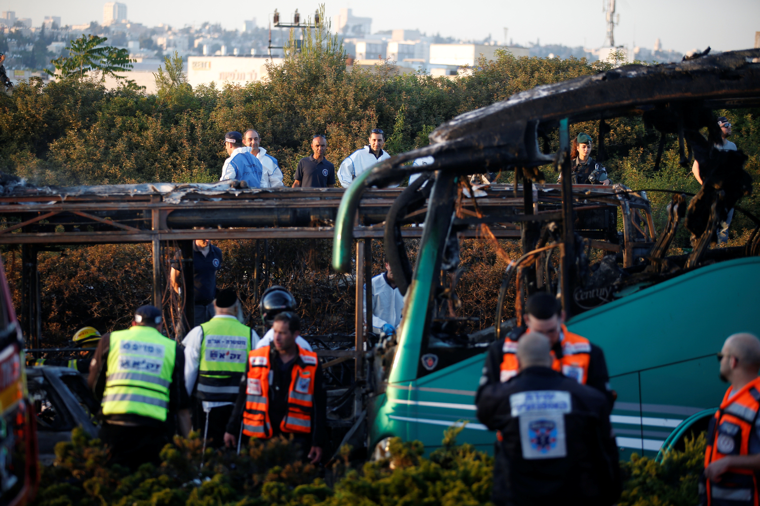 Una explosión contra un autobús en Jerusalén deja 21 heridos