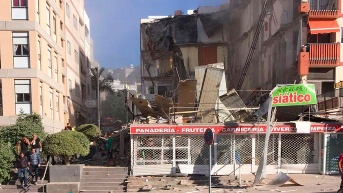 Un fallecido y varios heridos tras el derrumbe de un edificio en Tenerife