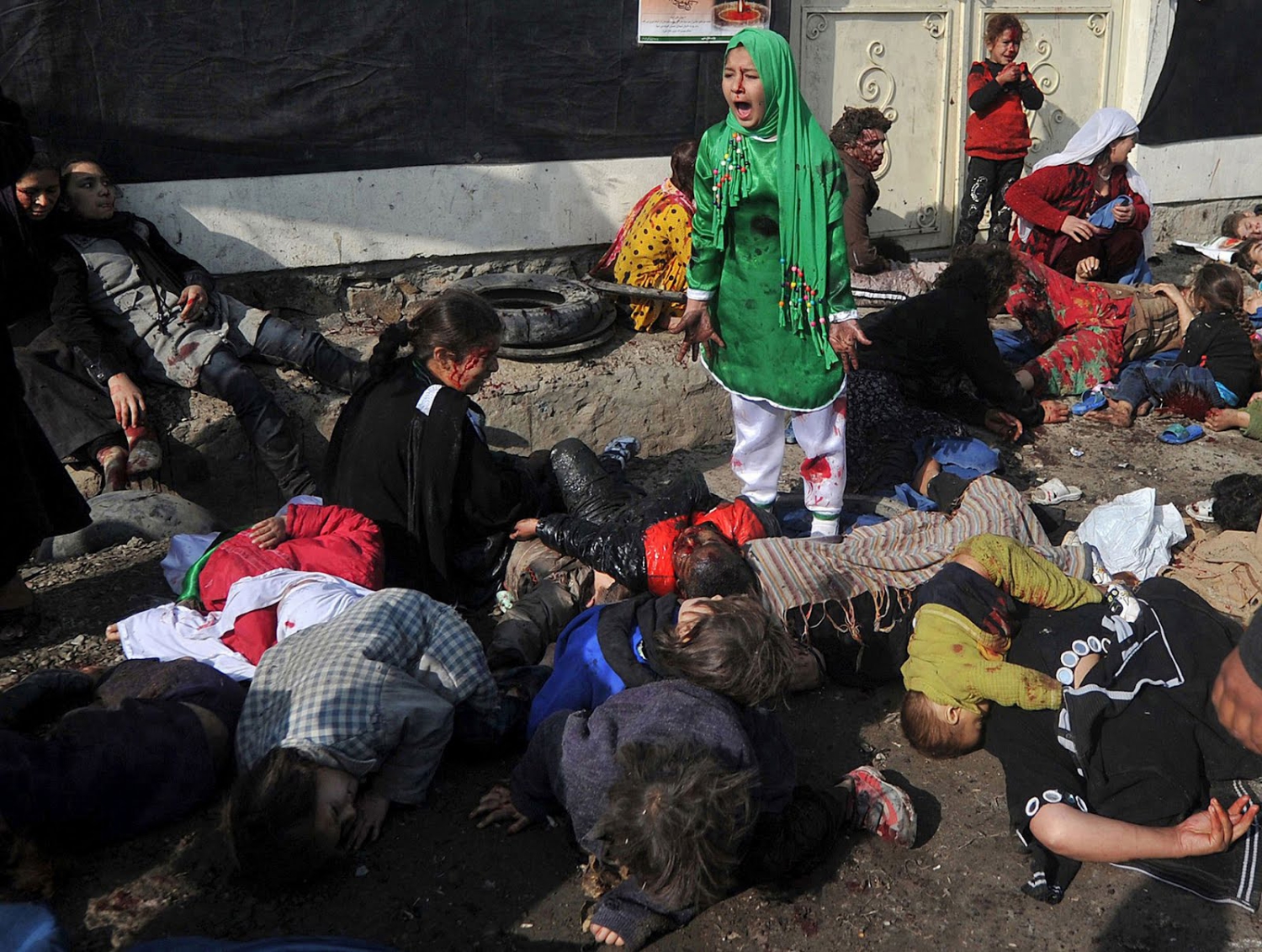 El grito desgarrador tras un atentado en Kabul, premio Pulitzer 2012