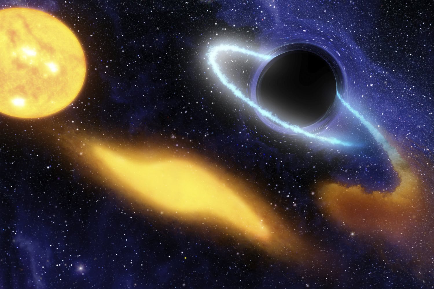 Nuevo descubrimiento en el agujero negro que resucita cada 25 años