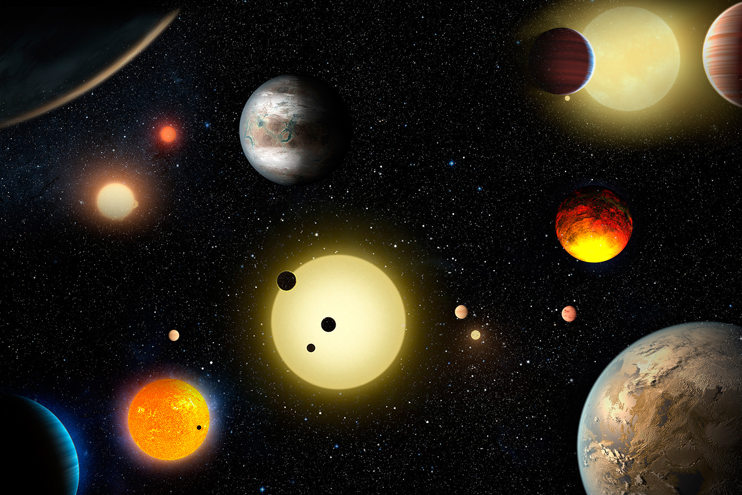 La NASA descubre 1.284 planetas, nueve de ellos podrían albergar vida