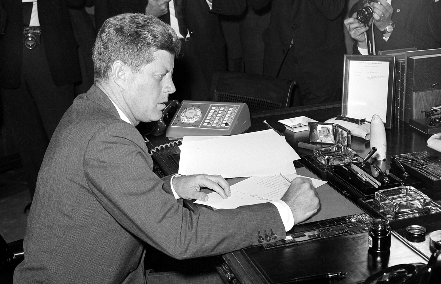Subastan por 26.000 euros la carta que Kennedy mandó a su amante antes de ser asesinado