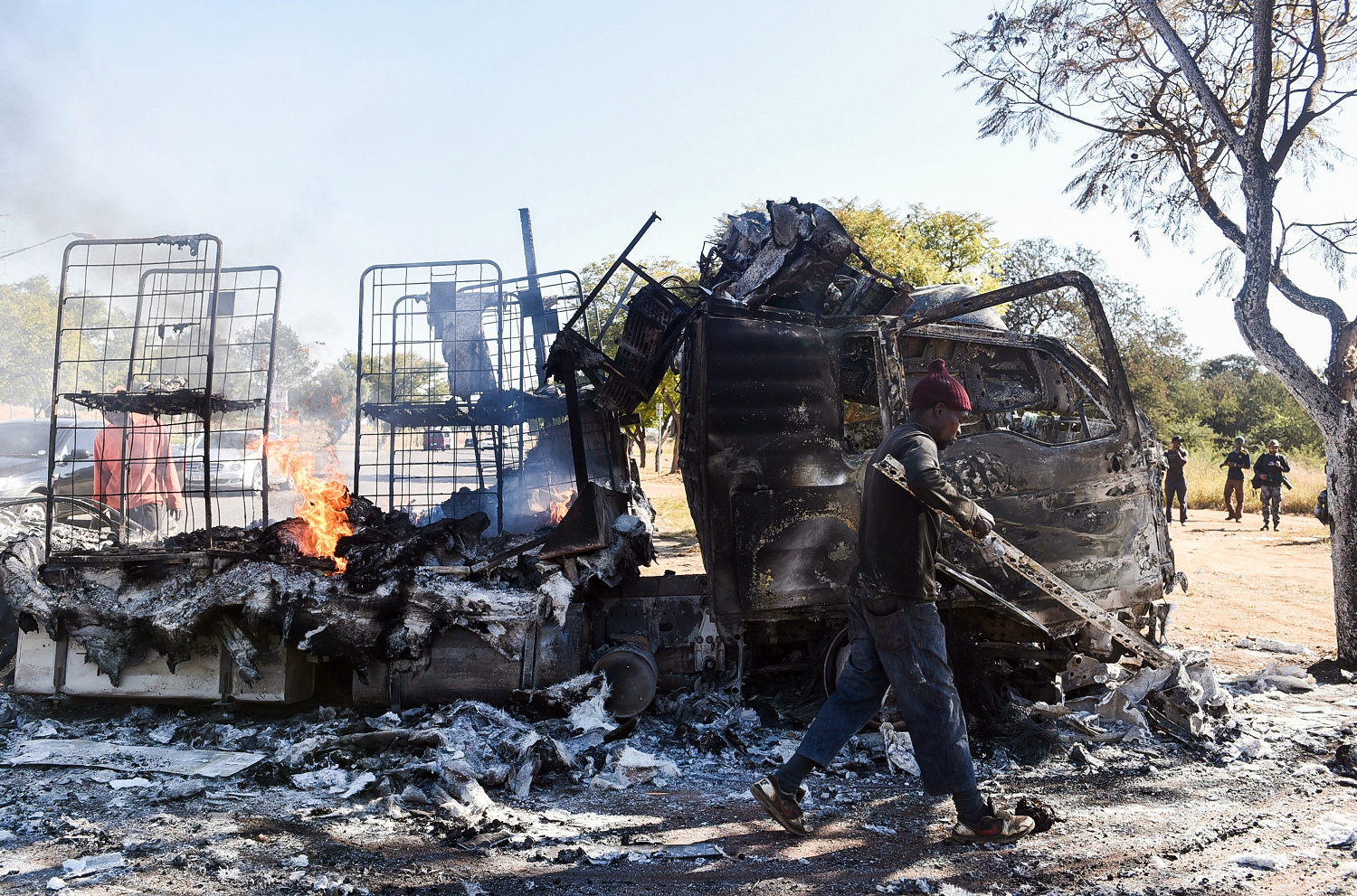 Los disturbios invaden la capital de Sudáfrica