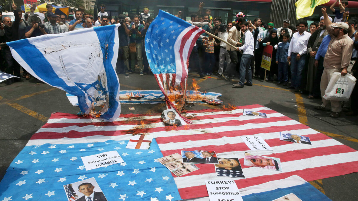 Multitudinaria manifestación de odio hacia Israel y Estados Unidos en Teherán