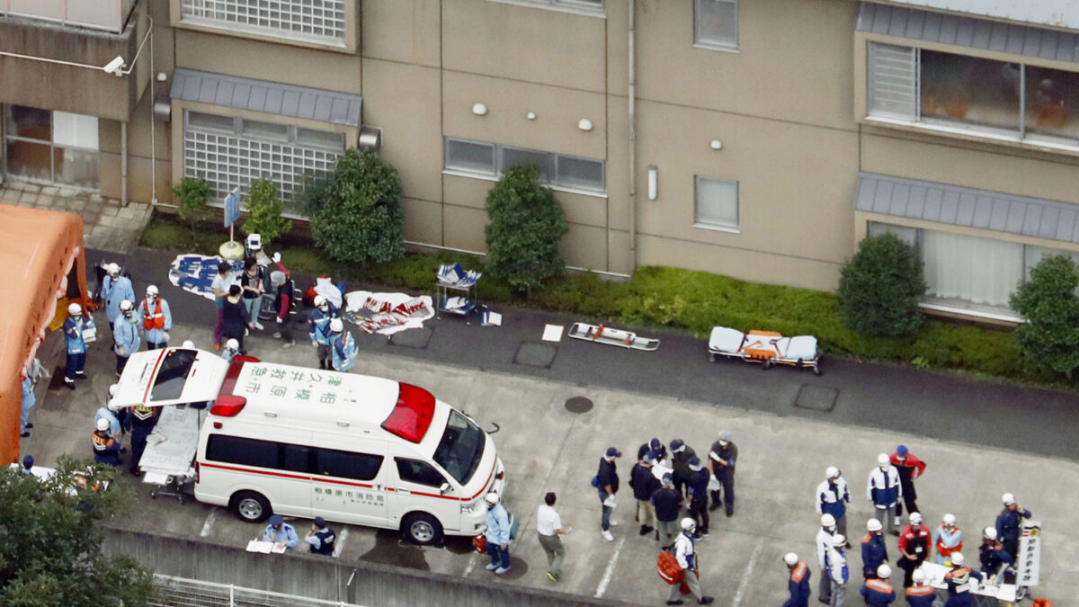 19 personas mueren acuchilladas por un hombre en un centro para discapacitados en Japón