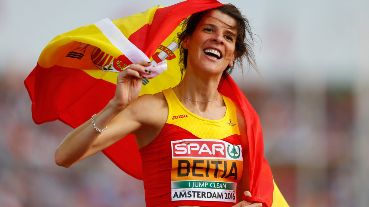 Ruth Beitia hace historia al coronarse triple campeona continental