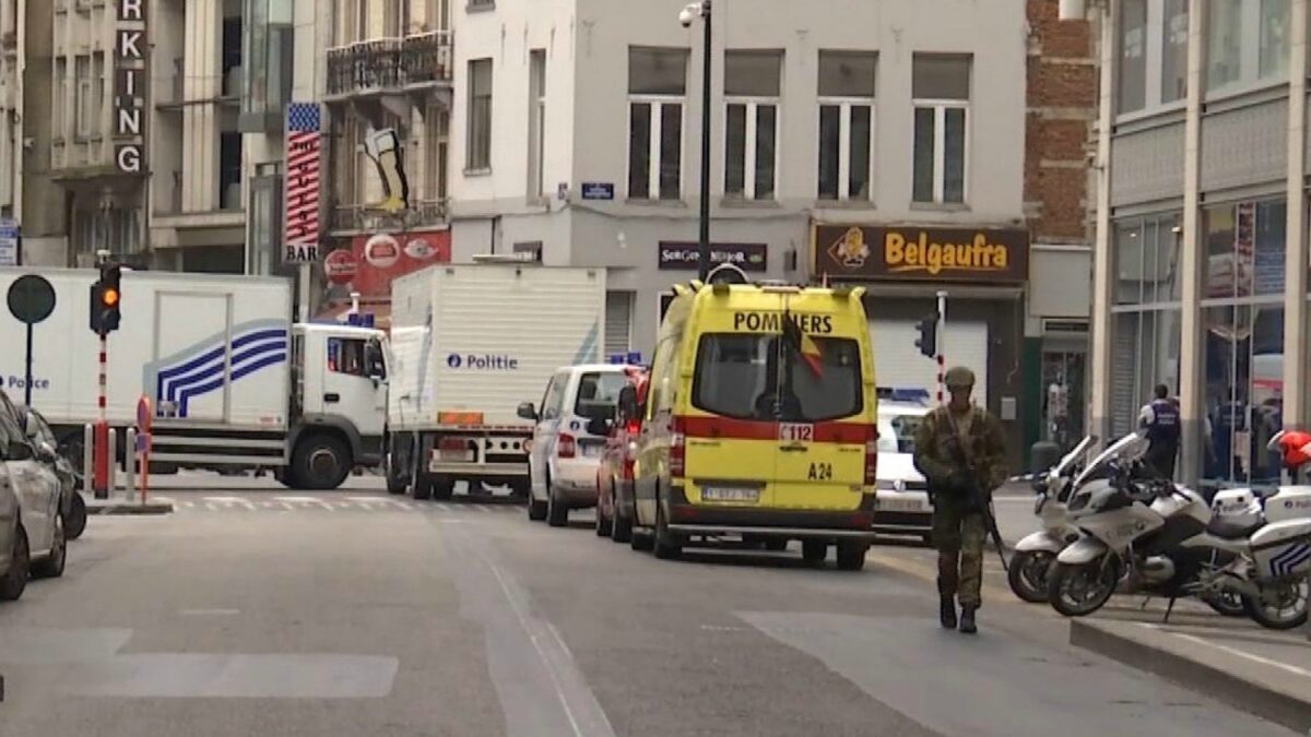 Amplio despliegue policial en Bruselas por un presunto terrorista suicida que resultó una falsa alarma