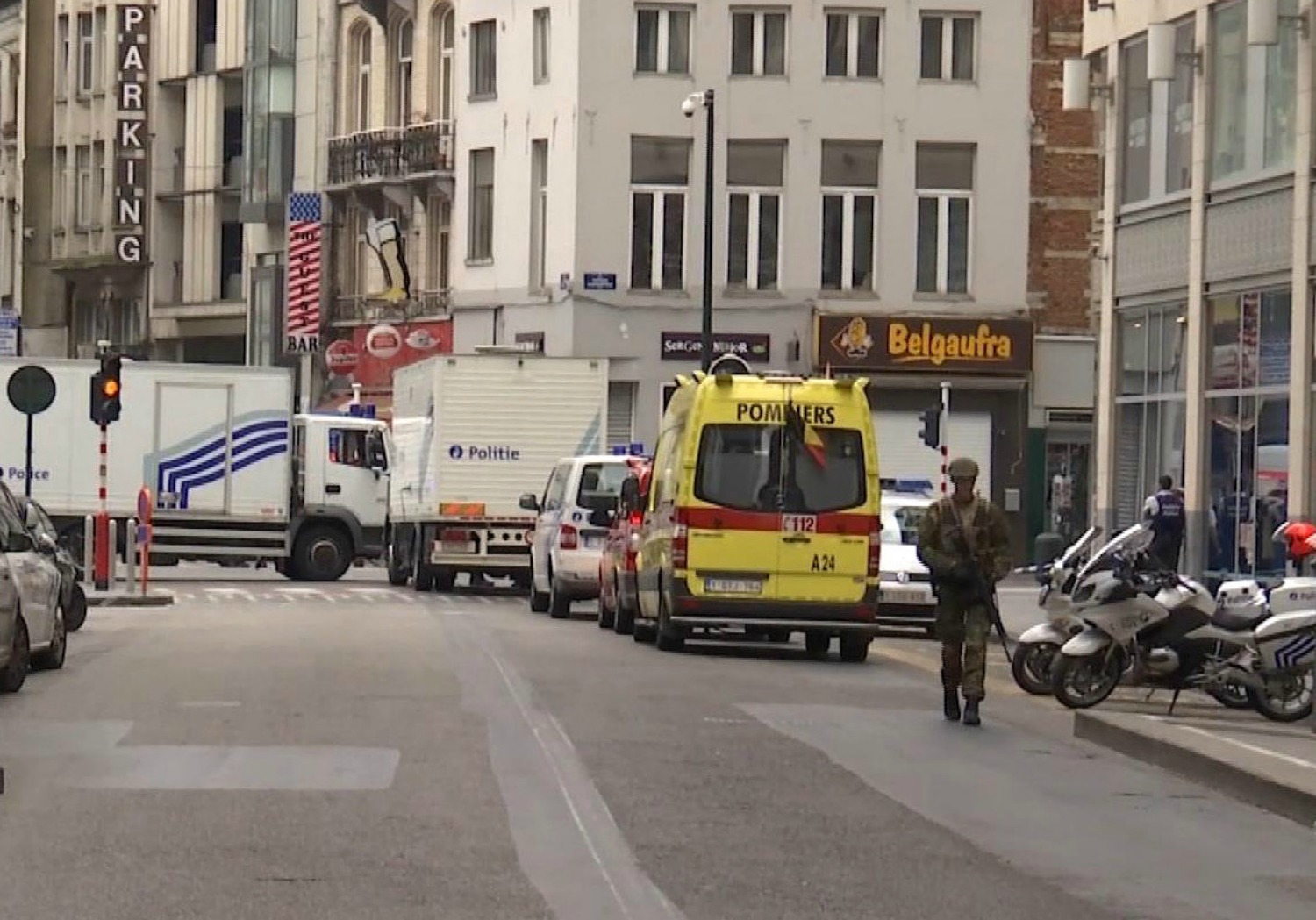 Amplio despliegue policial en Bruselas por un presunto terrorista suicida que resultó una falsa alarma