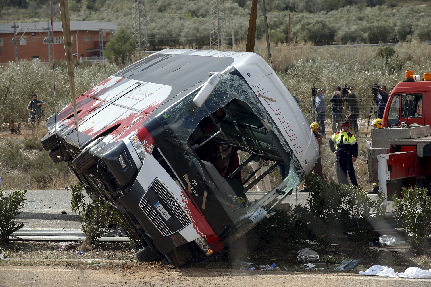 El conductor del autocar de Freginals dio hasta 77 cabezadas antes del accidente