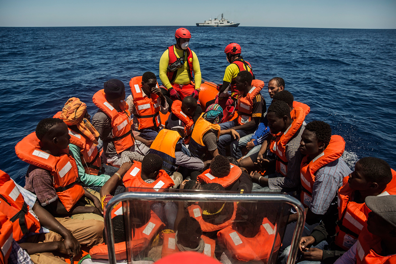 Más de 3.200 refugiados son rescatados en el Mediterráneo en sólo 24 horas