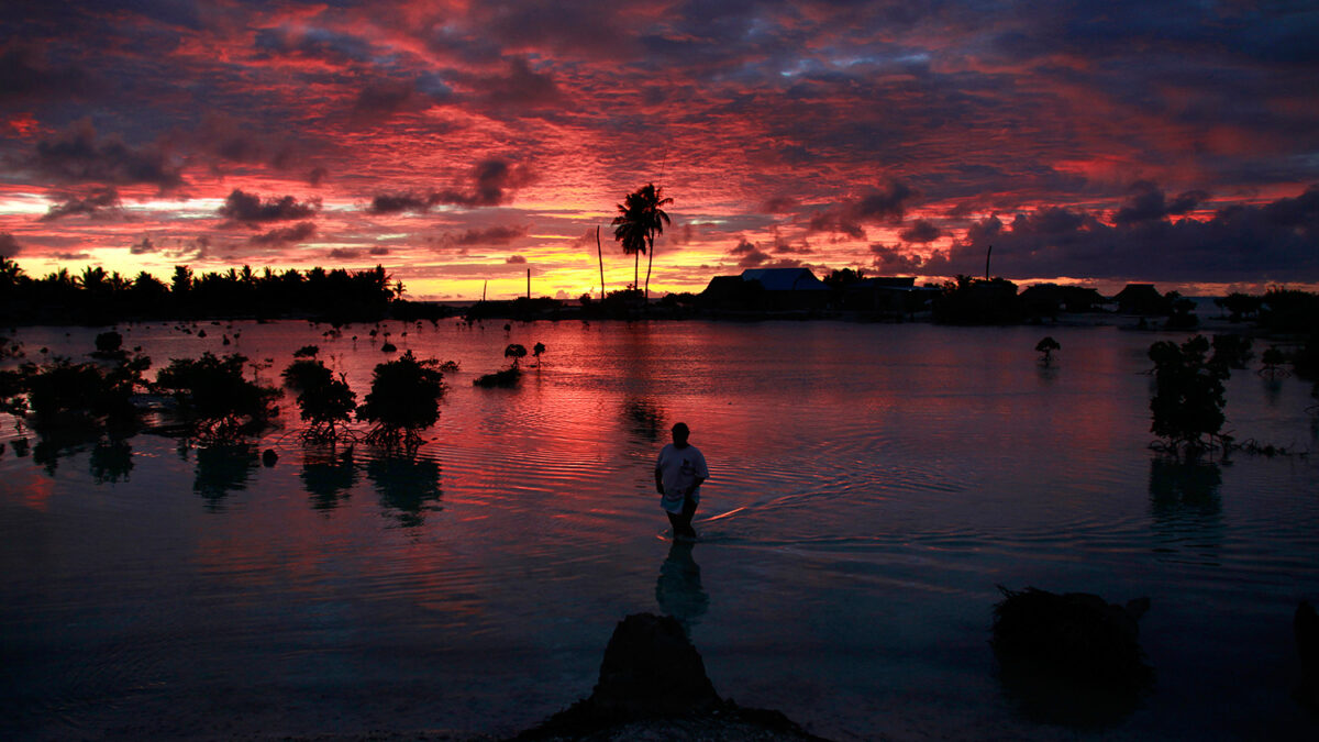 El cambio climático hace desaparecer Kiribati, un archipiélago amenazado por la crecida del nivel del mar