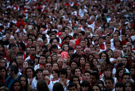 Pamplona grita "basta" a las agresiones sexuales en San Fermín