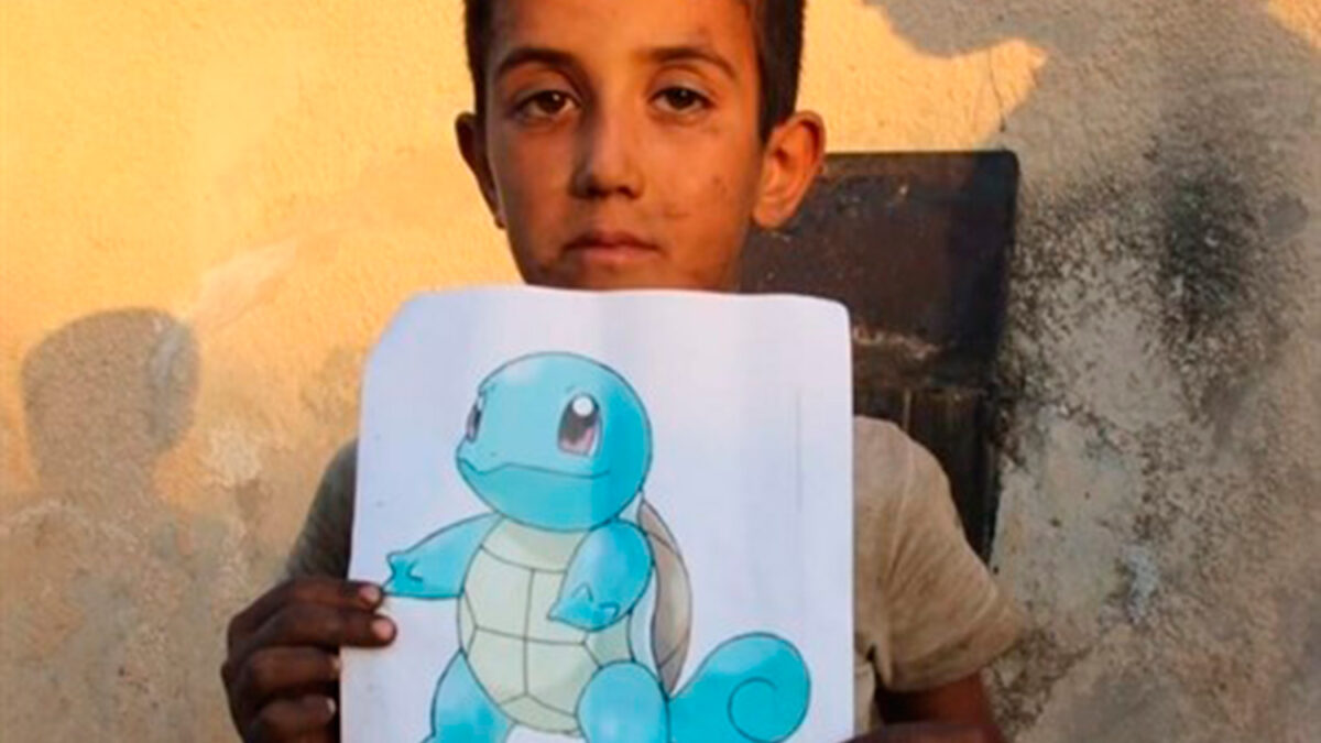 Lanzan la campaña #PokemonInSyria: niños sirios detrás de Pokémons para pedir auxilio