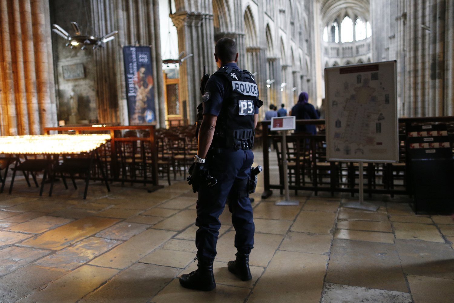 El segundo atacante de la iglesia de Normandía también estaba fichado por los servicios secretos
