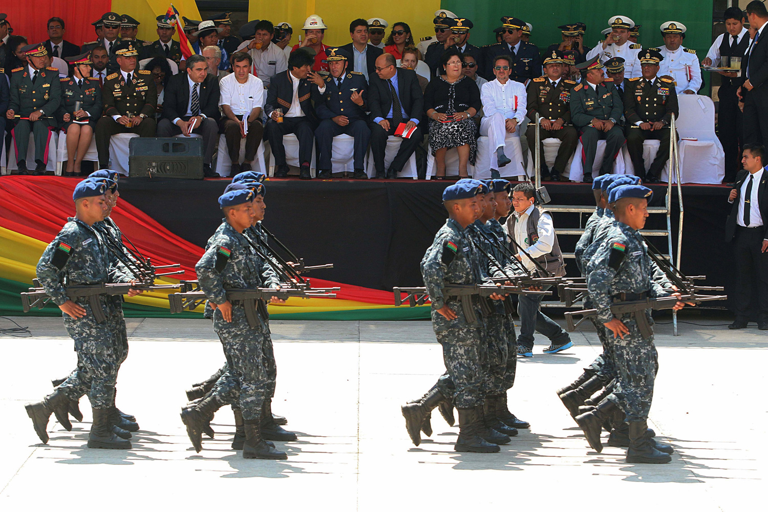 Evo Morales inaugura una escuela militar “antiimperialista”