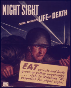 El gobierno británico le hizo propaganda a las  supuestas virtudes de la zanahoria | Foto National Archives and Records Administration