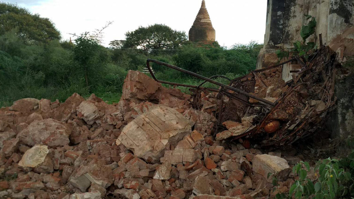 Un terremoto sacude Birmania y daña las antiguas pagodas de Bagan