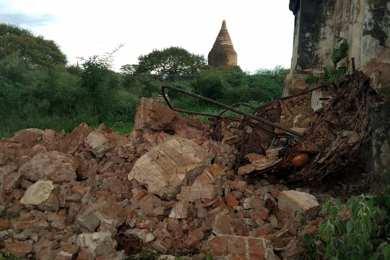 Un terremoto sacude Birmania y daña las antiguas pagodas de Bagan