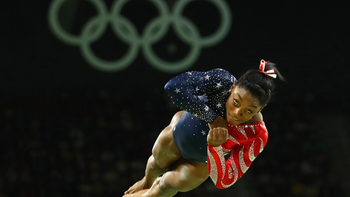 Retrato de una noche con Simone Biles