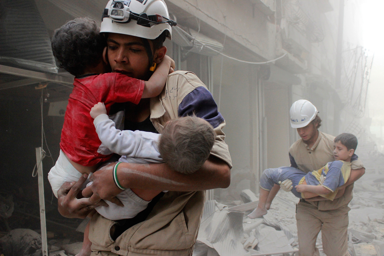 Cascos Blancos de Siria nominados al Nobel de la Paz