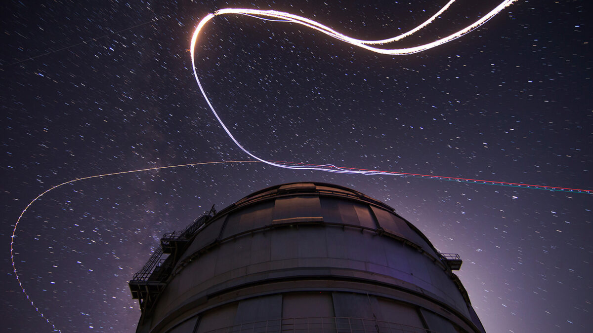 Cuatro personas se convierten en estrellas fugaces humanas durante la noche de las Perseidas