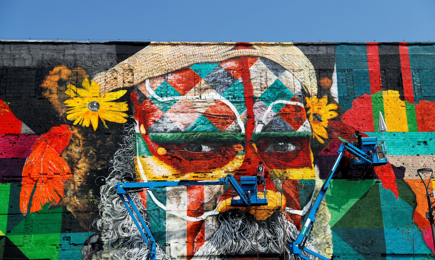 'Etnias', el mural más grande del mundo, está en Río de Janeiro
