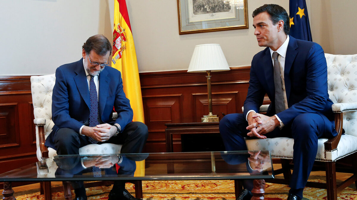 Intercambio de reproches tras las reunión fallida entre Rajoy y Sánchez