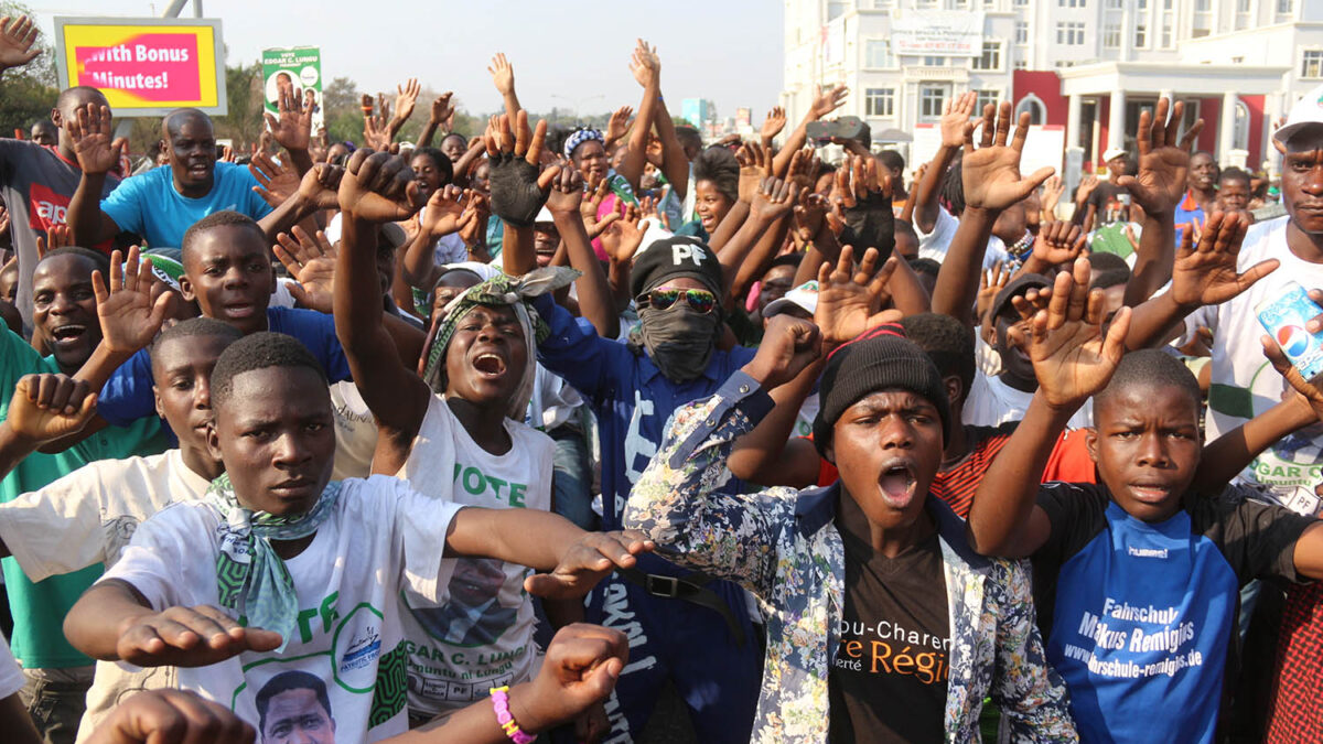 Un centenar de detenidos en Zambia por manifestarse en contra de la reelección del presidente Lungu