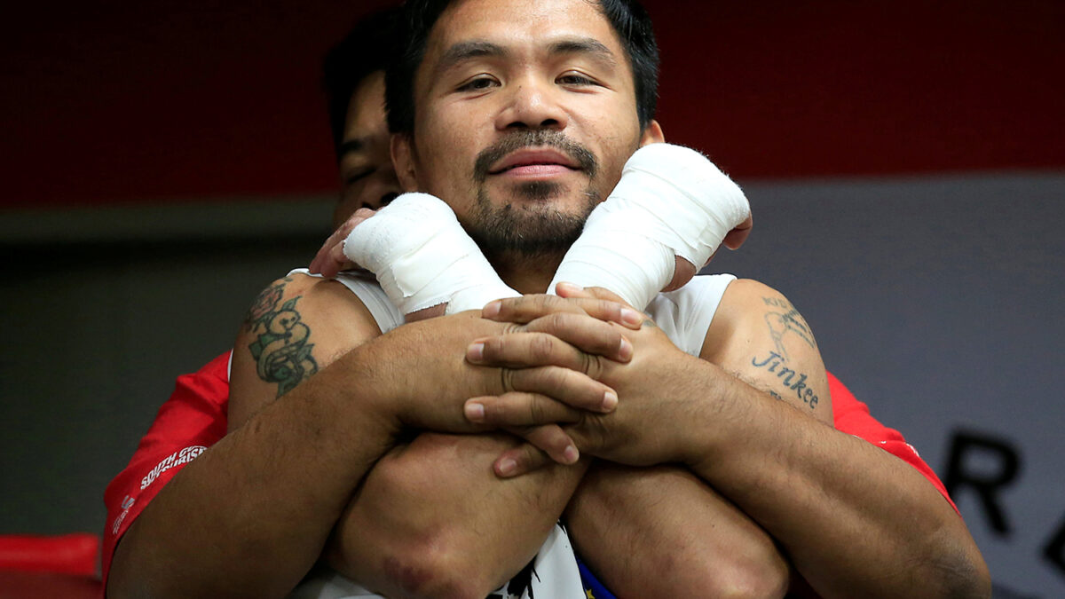 Pacquiao, ídolo del boxeo filipino, consumió drogas pero apoya a Duterte