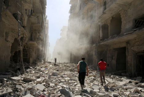 Alepo, atacada por bombas de racimo horas antes del Consejo de Seguridad