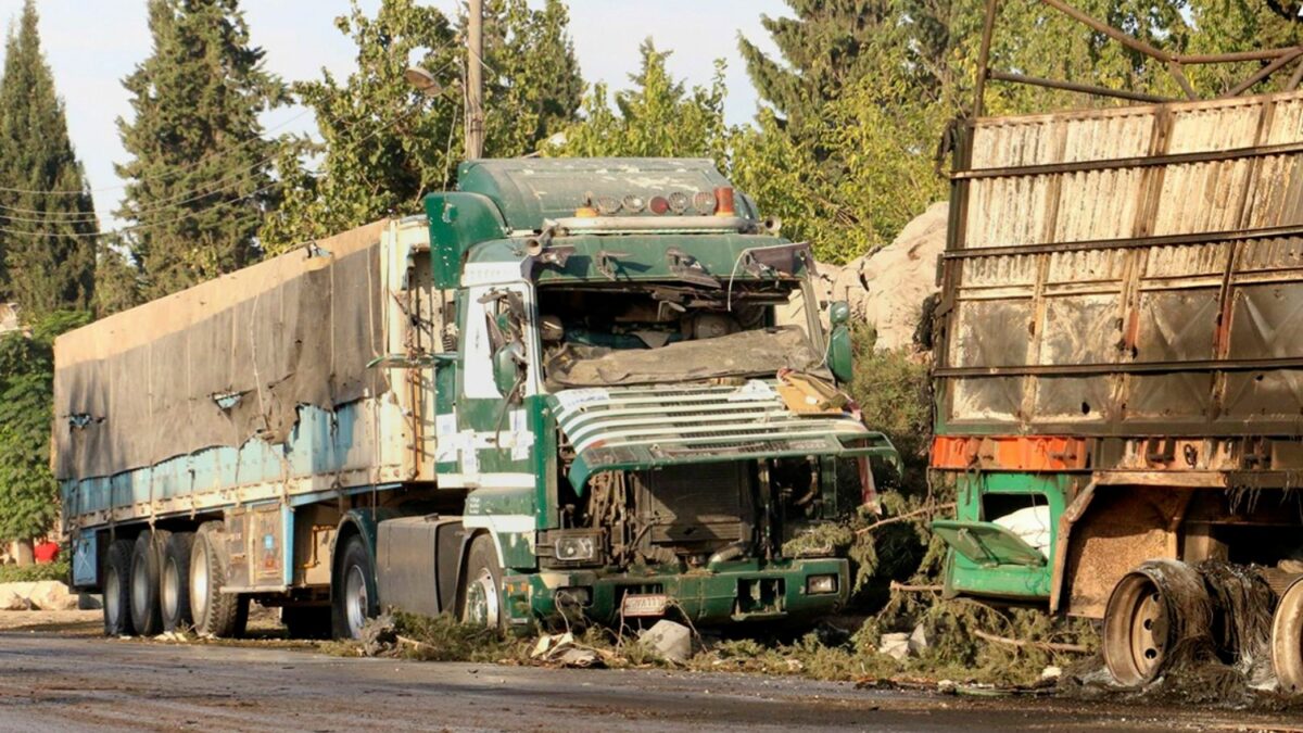 El ataque al convoy humanitario en Siria, posible crimen de guerra