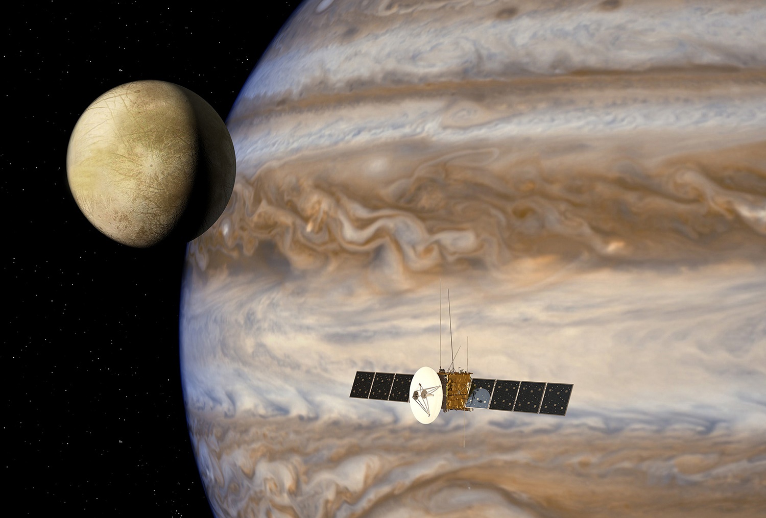 La NASA descubre un océano en la luna de Júpiter