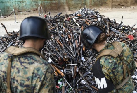 La Policía Nacional incauta más de 8.000 armas de guerra dirigidas a grupos terroristas